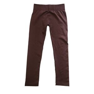 Eye Candy Leggings Womens 2X 3X Brown Seamless Stretch Cozy‎ Lounge Pants